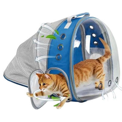 Mochila Transportadora Transparente Expandible para Mascotas - Image 5