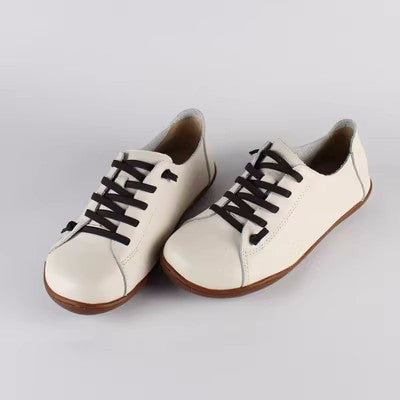 Zapatos de Cuero Genuino Hechos a Mano para Mujer Talla Grande