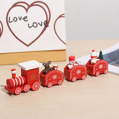 Tren Navideño de Madera - Decoración Festiva - Image 9