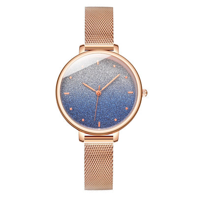Reloj de Cuarzo Estrellado con Malla - Image 7