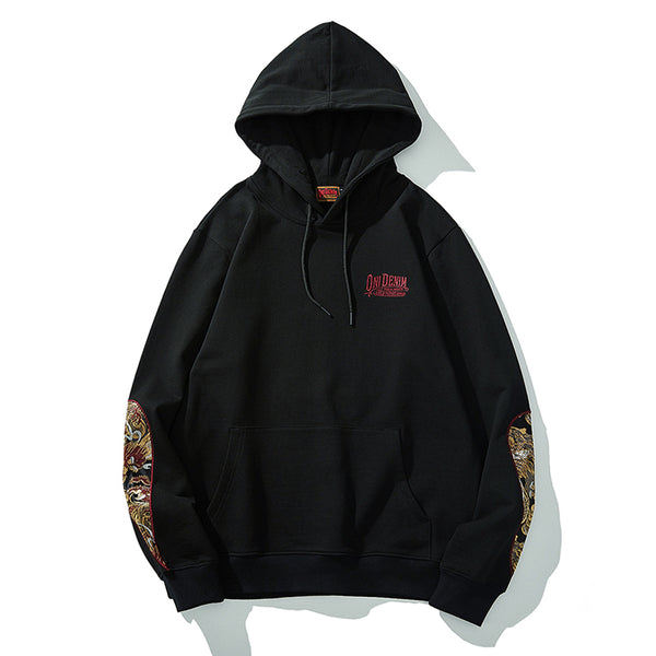 Suéter Yokosuka con Bordado Tide - Diseño Urbano Exclusivo