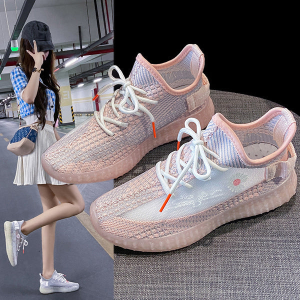 Tenis Mujer con Suela Fluorescente Gipsófila