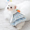 Vestido Abrigo de Lana para Mascotas - Perros y Gatos Otoño Invierno