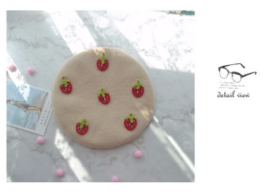 Boina Fresa Coreana Versátil para Mujer - Image 6