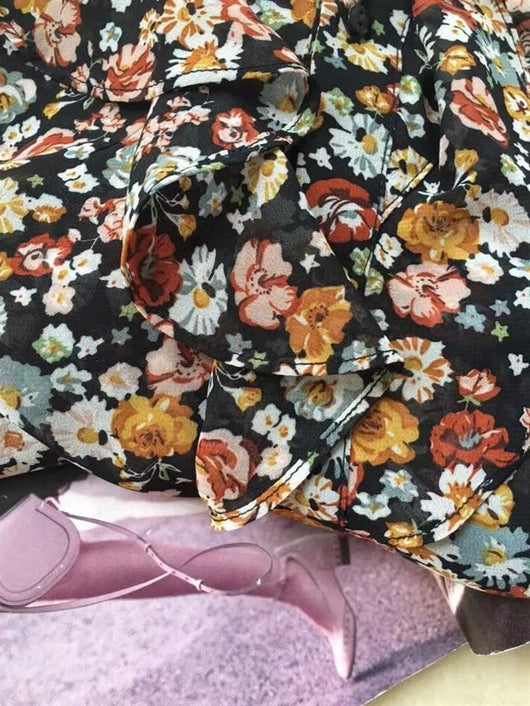 Blusa de Gasa Floral Elegante - Image 5