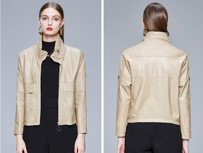 Chaqueta de Cuero Estilo Coreano para Mujer - Abrigo PU Elegante - Image 6