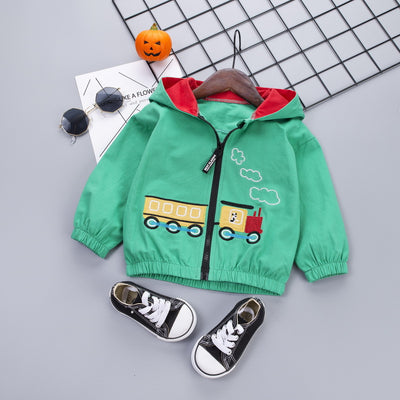 Chaqueta Infantil Estampado Tren - Image 5