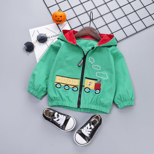 Chaqueta Infantil Estampado Tren - Image 5