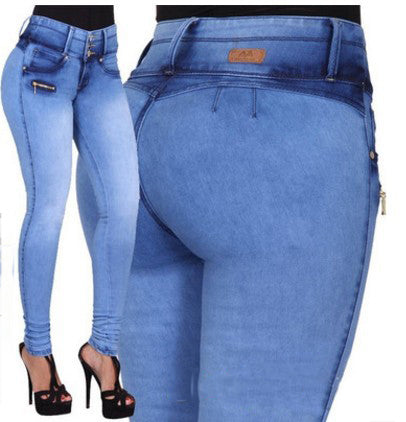 Pantalón Lápiz Blanco con Pliegues y Cierre de Botón