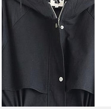 Gabardina Recta con Capucha para Mujer - Image 4