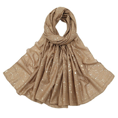 Toalla Absorbente para Cabello con Diseño Cuadros Bronce - Image 6