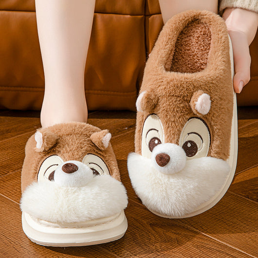 Pantuflas Cálidas con Diseño de Ardilla para el Hogar - Image 7