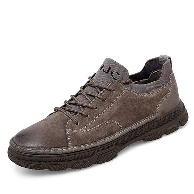Zapatos Casuales de Cuero para Hombre - Diseño Bajo y Versátil - Image 10
