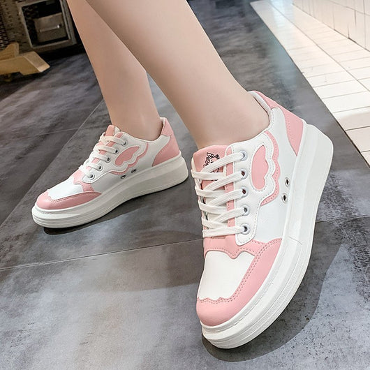 Zapatillas Deportivas Casuales para Mujer Estilo Universitario con Corazón - Image 16