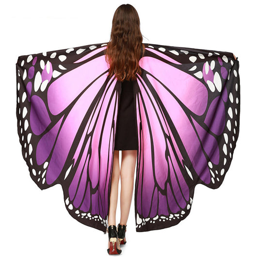 Toalla de Playa Chiffón Estampada con Mariposas - Image 6