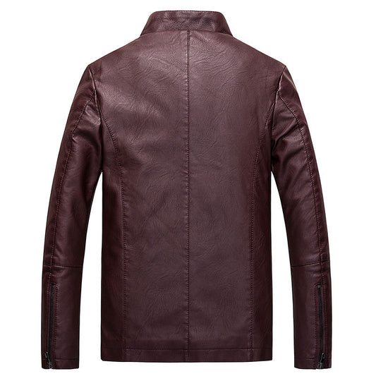 Chaqueta de Cuero Sintético PU para Hombre - Image 2