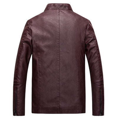 Chaqueta de Cuero Sintético PU para Hombre - Image 2
