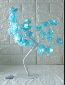 Lámpara de Mesa Árbol LED Rosa - Luz Decorativa Modeladora - Image 6
