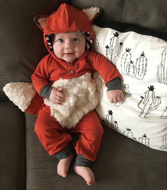 Pijama Enterizo Zorro Animado Manga Larga