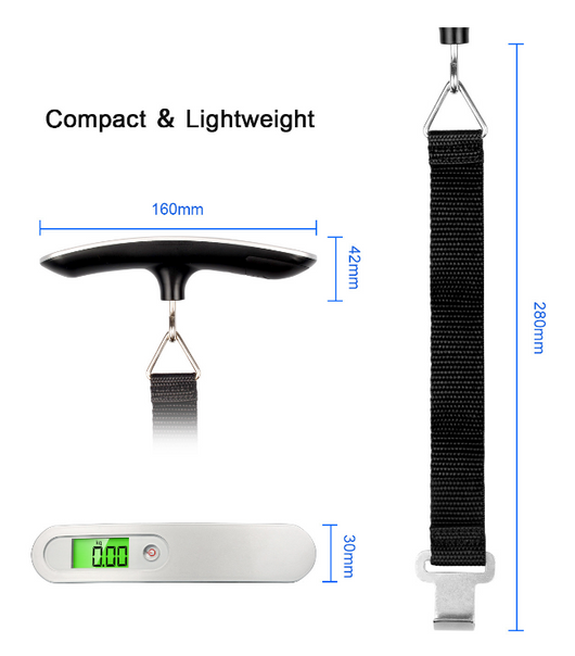 Báscula Electrónica Portátil para Equipaje hasta 50kg - Image 4