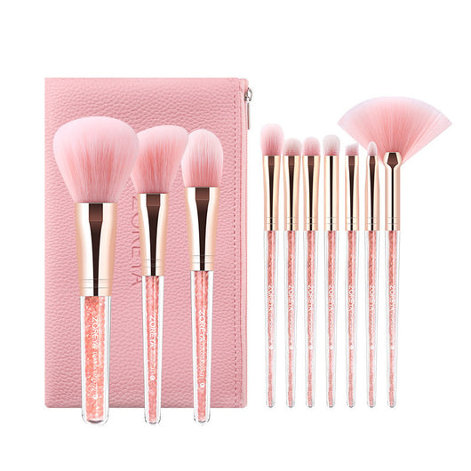 Set de Brochas para Maquillaje Flower Dance - Brocha Nariz y Sombras - Image 12