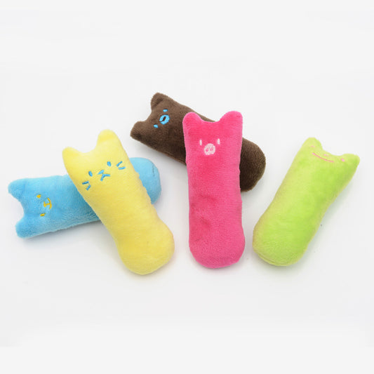 Juguete Interactivo de Hierba Gatera con Mordedor para Gatos