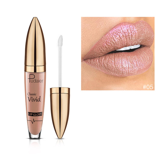Brillo Labial Diamante Pudaiier Efecto Perlado Mate - Image 14