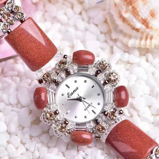 Reloj Pulsera de Piedra Arenisca Dorada - Image 3
