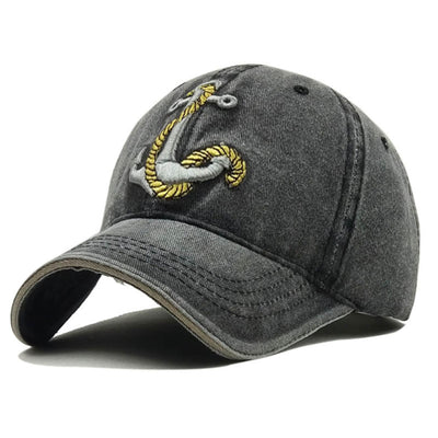 Gorra de Béisbol con Bordado de Ancla