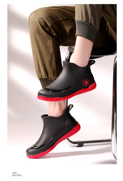 Botas Cortas Impermeables para Hombre - Diseño Moderno, Suela Antideslizante - Image 17