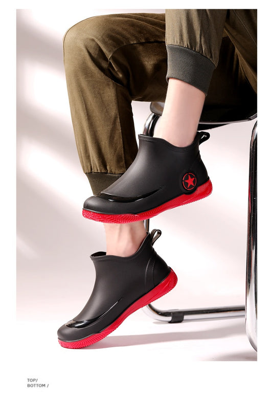 Botas Cortas Impermeables para Hombre - Diseño Moderno, Suela Antideslizante - Image 17