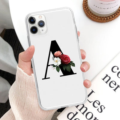 Funda de celular con alfabeto floral - Image 17