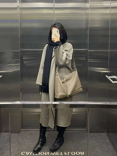 Bolso Hobo Grande MYTASTE - Cartera de Diseñador para Mujer con Correa de Hombro - Image 21