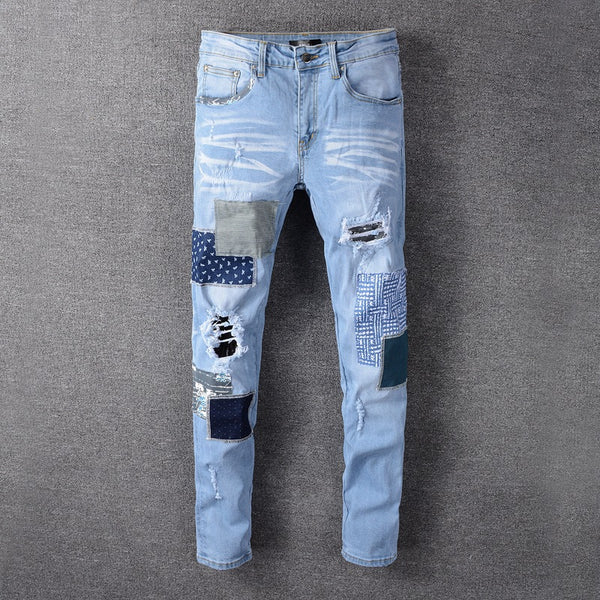 Pantalones Skinny Rotos con Estilo Urbano