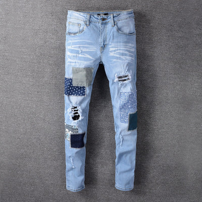 Pantalones Skinny Rotos con Estilo Urbano