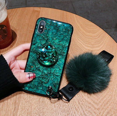 Cordón Premium Mármol Dorado con Cristales - Diseño de Lujo XS MAX - Image 3