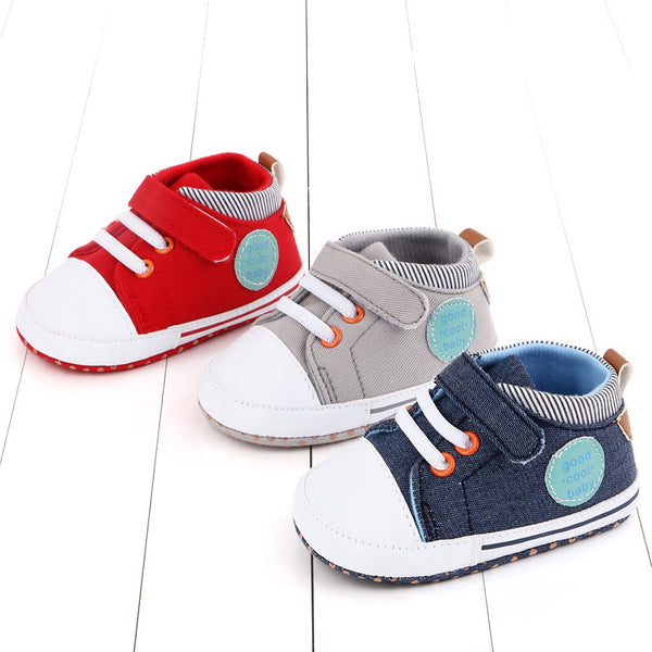 Zapatos de Lona para Bebé con Velcro - Calzado Suave y Cómodo
