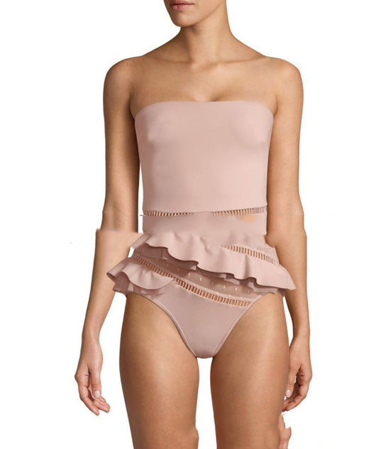 Traje de Baño Enterizo con Encaje - Diseño Moldeador que Disimula la Panza - Image 9