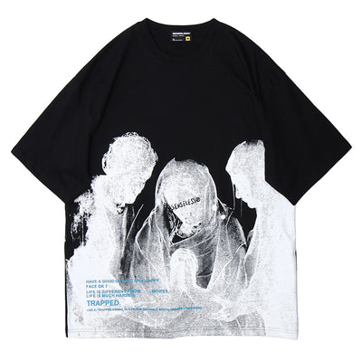 Playera Manga Corta Figura de Oración Invertida - Image 6