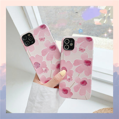 Funda para Teléfono con Diseño Floral Rosa - Image 3