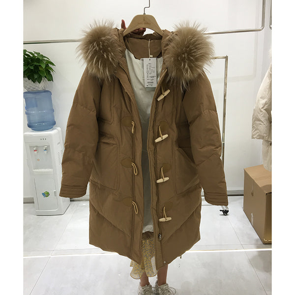 Chaqueta de Plumas de Pato Blanco Premium