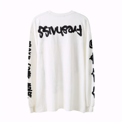 Remera Hip-Hop Estampada de Manga Larga - Image 2