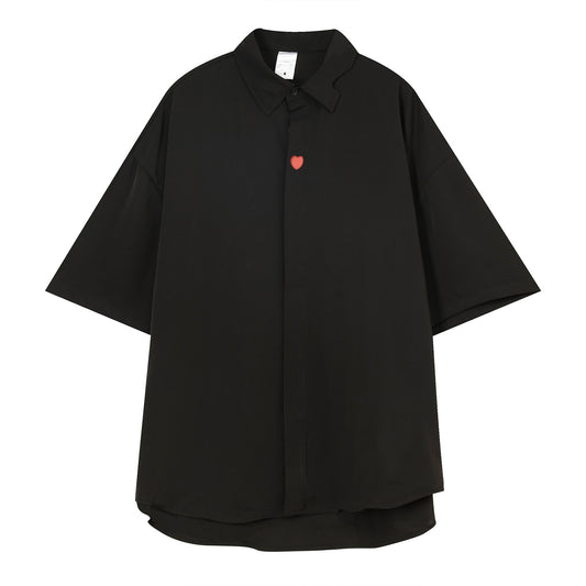 Camisa Suelta Estilo Coreano con Diseño Personalizado - Corte Moderno y Atrevido - Image 2