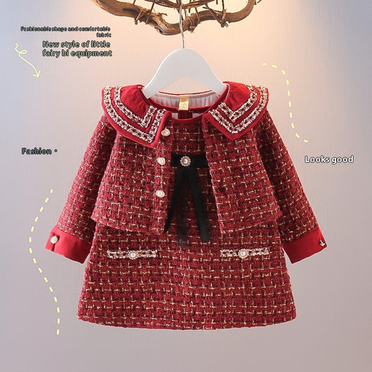 Conjunto de Dos Piezas Estilo Princesa Clásico para Niñas - Image 10