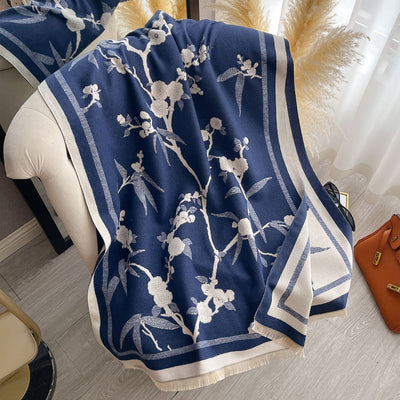 Bufanda Floral de Invierno Premium - Elegancia para la Temporada Fría - Image 13