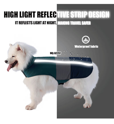 Chaqueta Impermeable y Resistente al Viento con Velcro para Perros Medianos y Grandes - Image 15