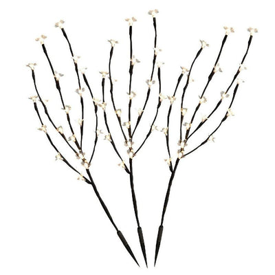 Lámpara Solar Rama de Árbol con Hojas Iluminadas - Image 4