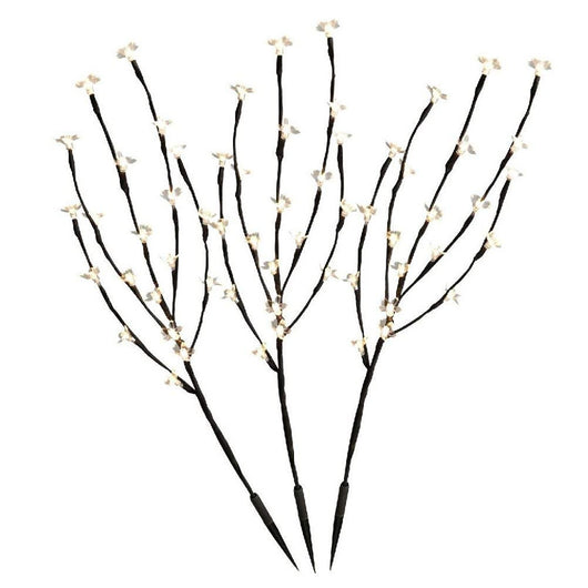 Lámpara Solar Rama de Árbol con Hojas Iluminadas - Image 4