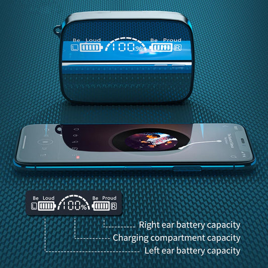 Auriculares TWS Bluetooth con Pantalla Digital y Control Táctil - Image 2