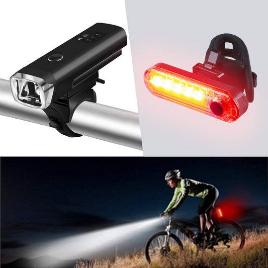 Faro Delantero para Bicicleta con Carga USB